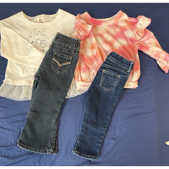 Huge Lot Baby Girls Clothes 12 18 24 Months NEW &EC Dress Outfits Carters Sets M - Picture 8 of 11